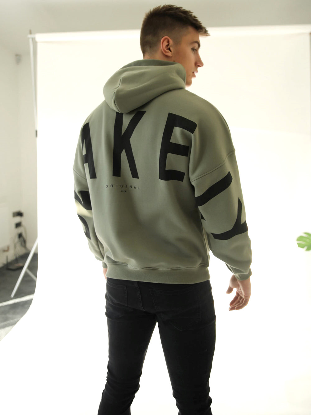 Blakely Idris Oversized Hoodie Grün | GVOYIAT-47