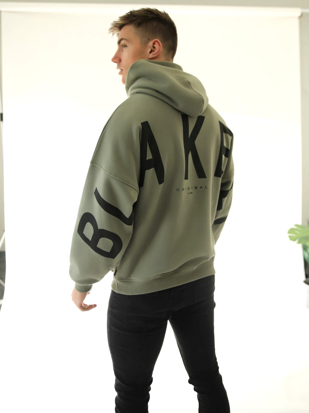 Blakely Idris Oversized Hoodie Grün | GVOYIAT-47