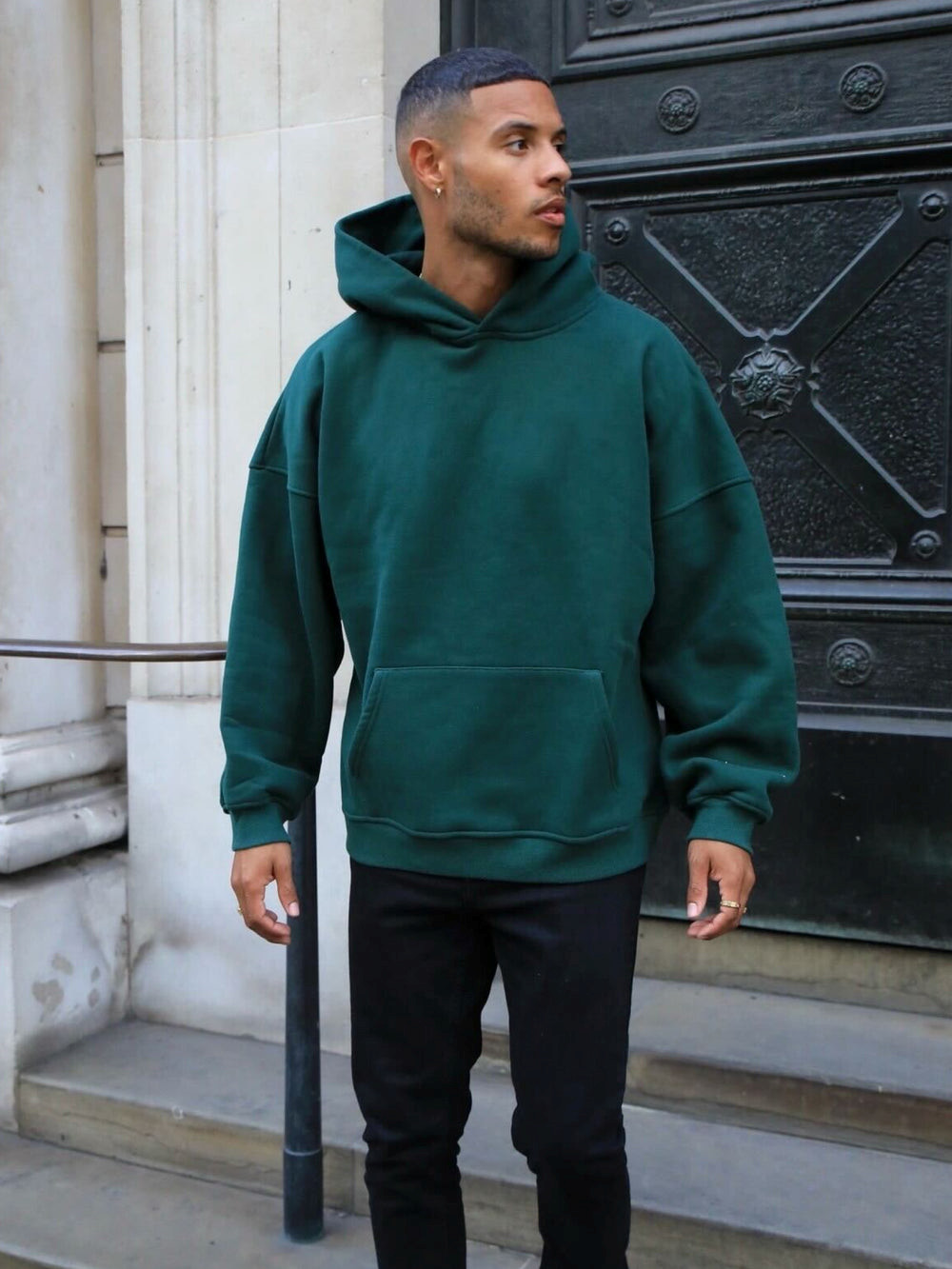 Blakely Idris Oversized Hoodie Grün | KFRWYXE-94