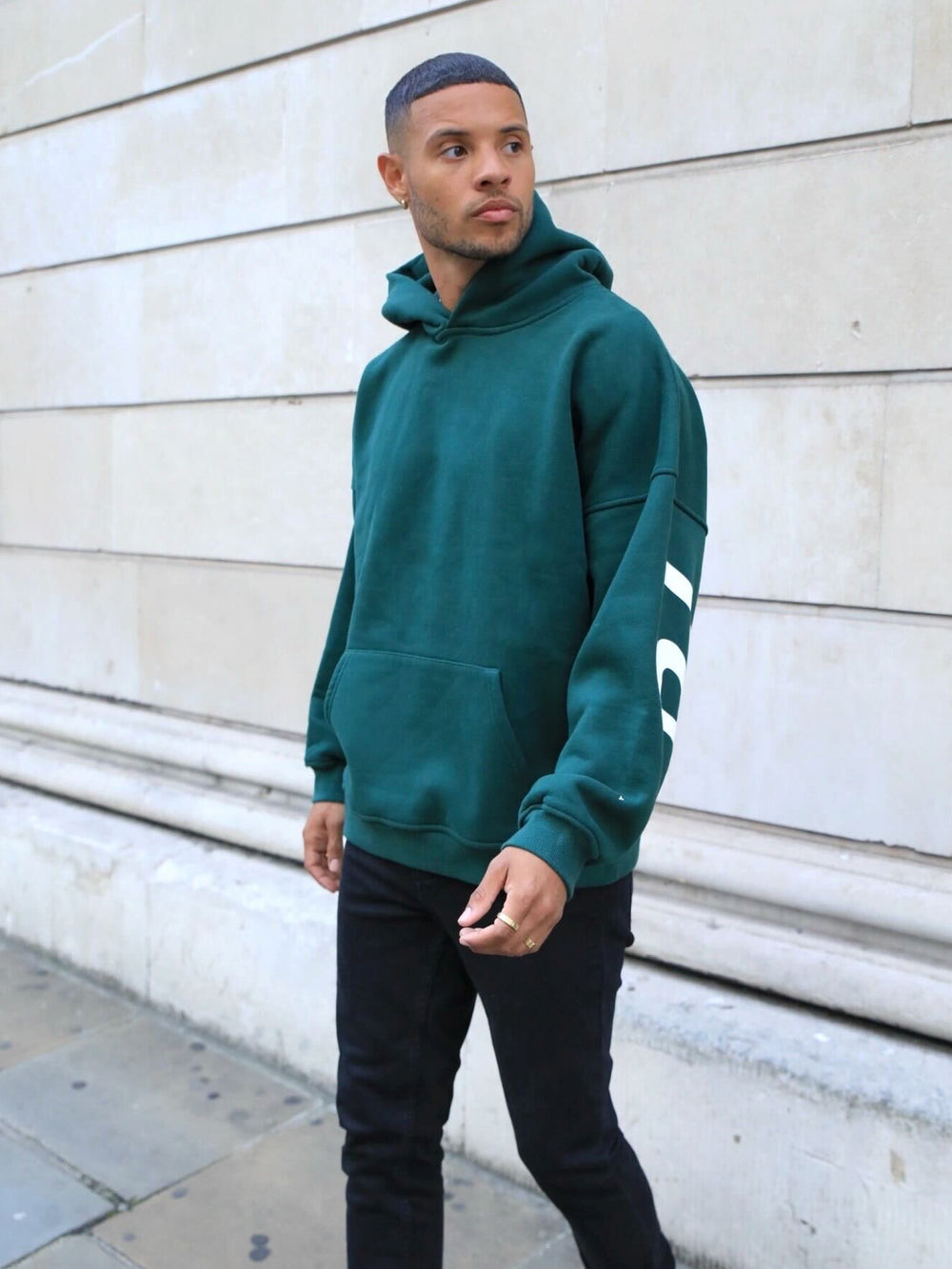 Blakely Idris Oversized Hoodie Grün | KFRWYXE-94