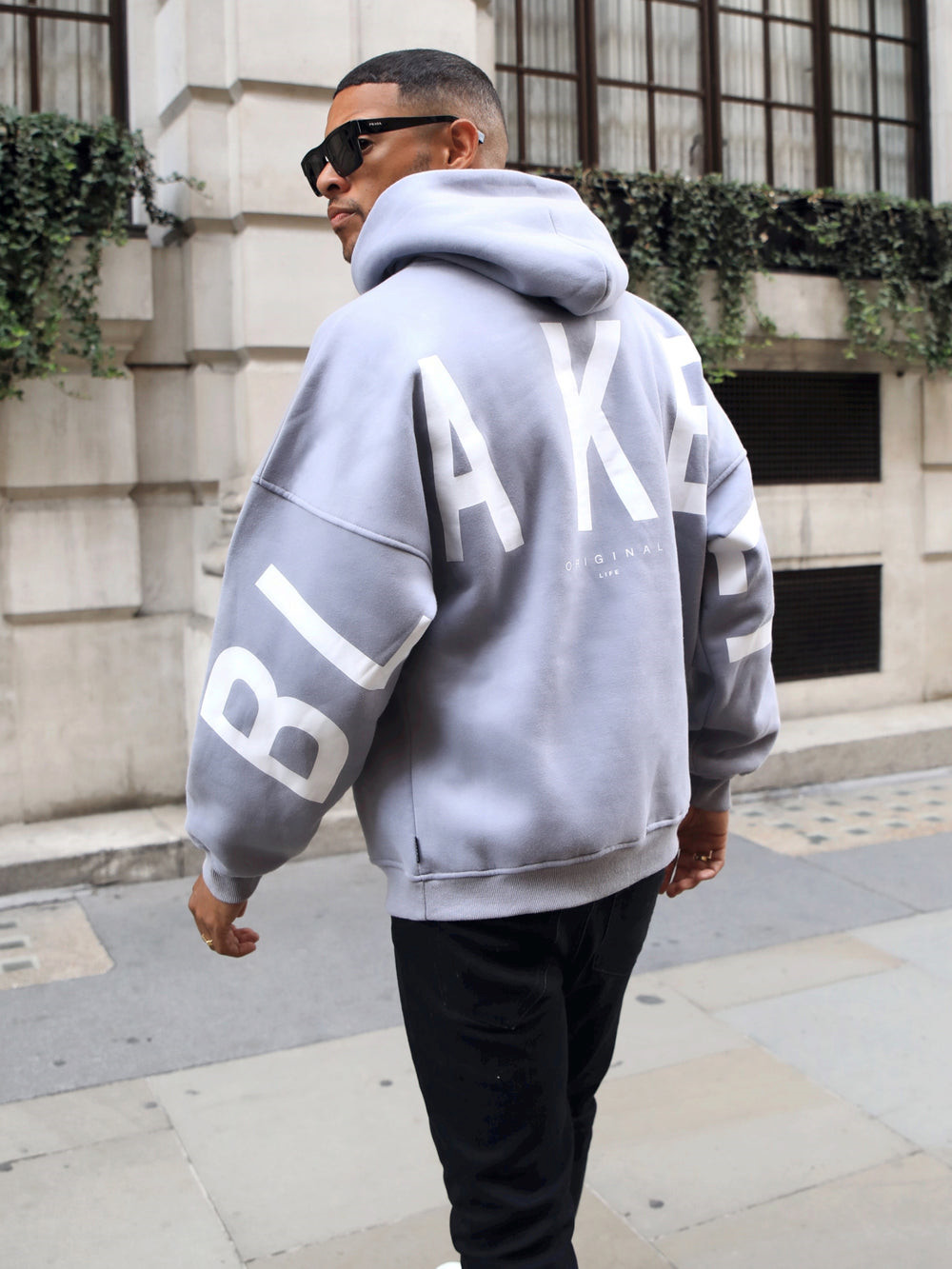 Blakely Idris Oversized Hoodie Lilac | JKVPBOC-70