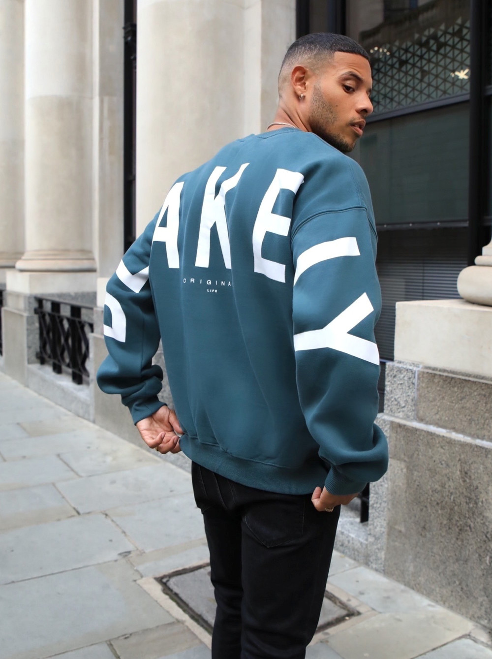 Blakely Idris Oversized Jumper Grün | NGAEIFS-08