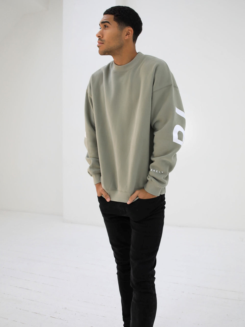 Blakely Idris Oversized Jumper Olivgrün | DSPGOHU-78