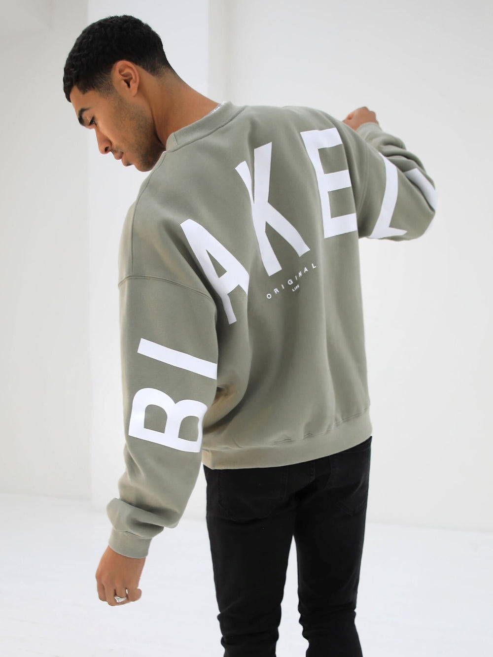 Blakely Idris Oversized Jumper Olivgrün | DSPGOHU-78