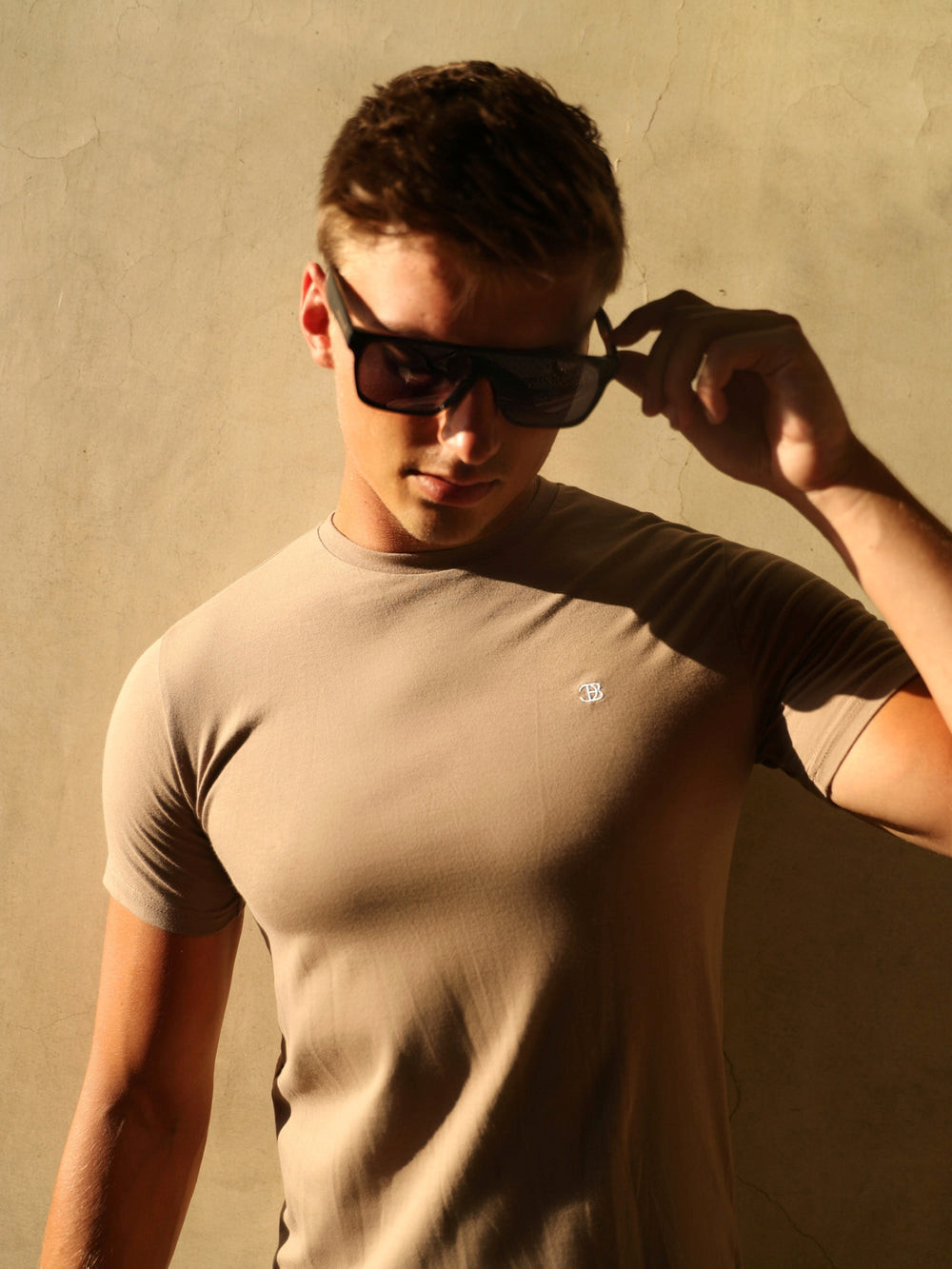 Blakely Initial T-Shirt Braun | BUJDVTZ-10