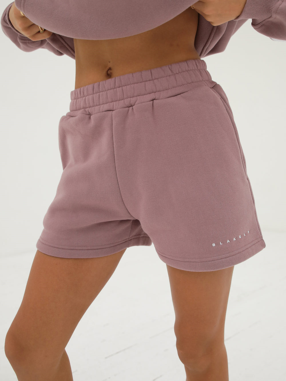 Blakely Isabel Jogger Shorts Rosa | OXLNWDF-27