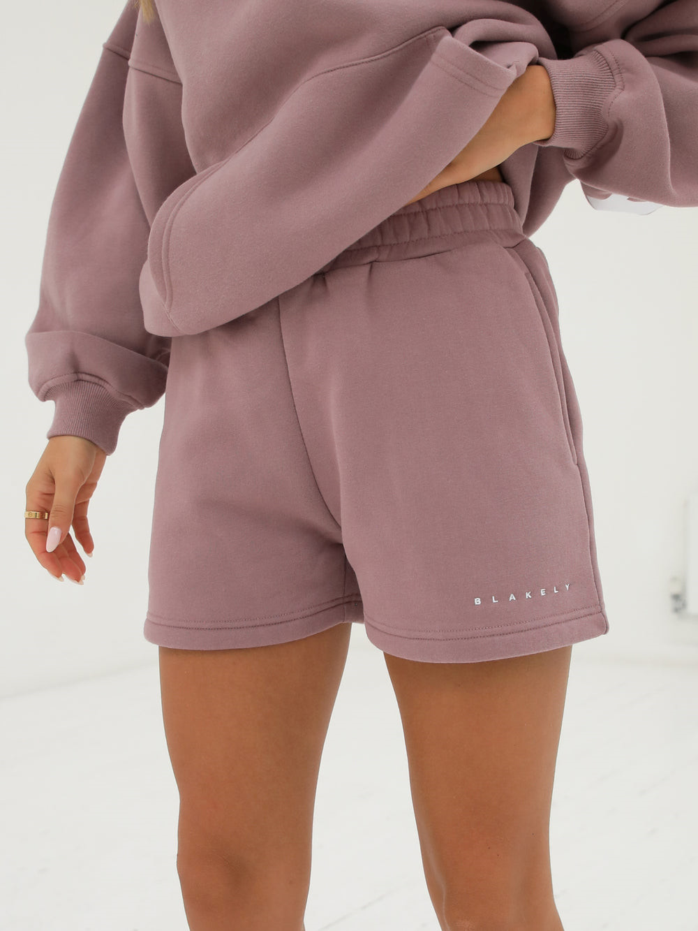 Blakely Isabel Jogger Shorts Rosa | OXLNWDF-27