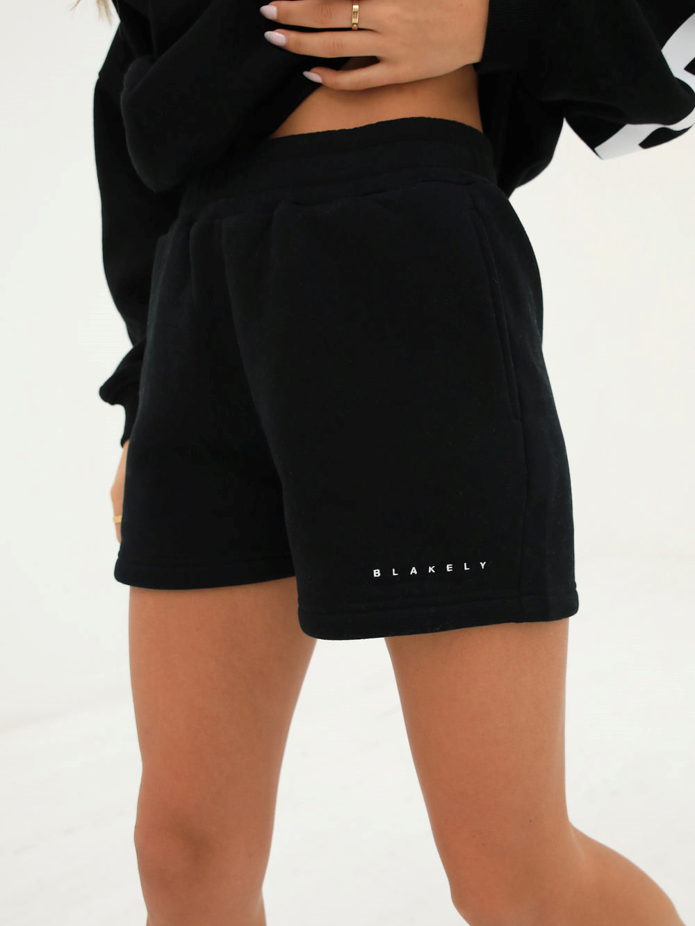 Blakely Isabel Jogger Shorts Schwarz | CKJPGZA-85