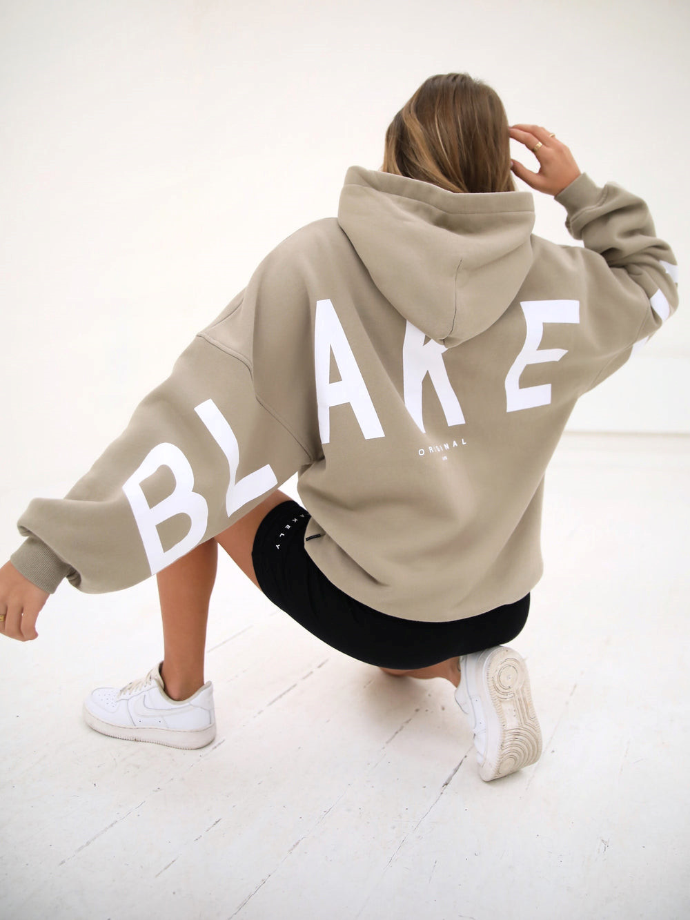 Blakely Isabel Oversized Hoodie Beige | BJDKZOW-52