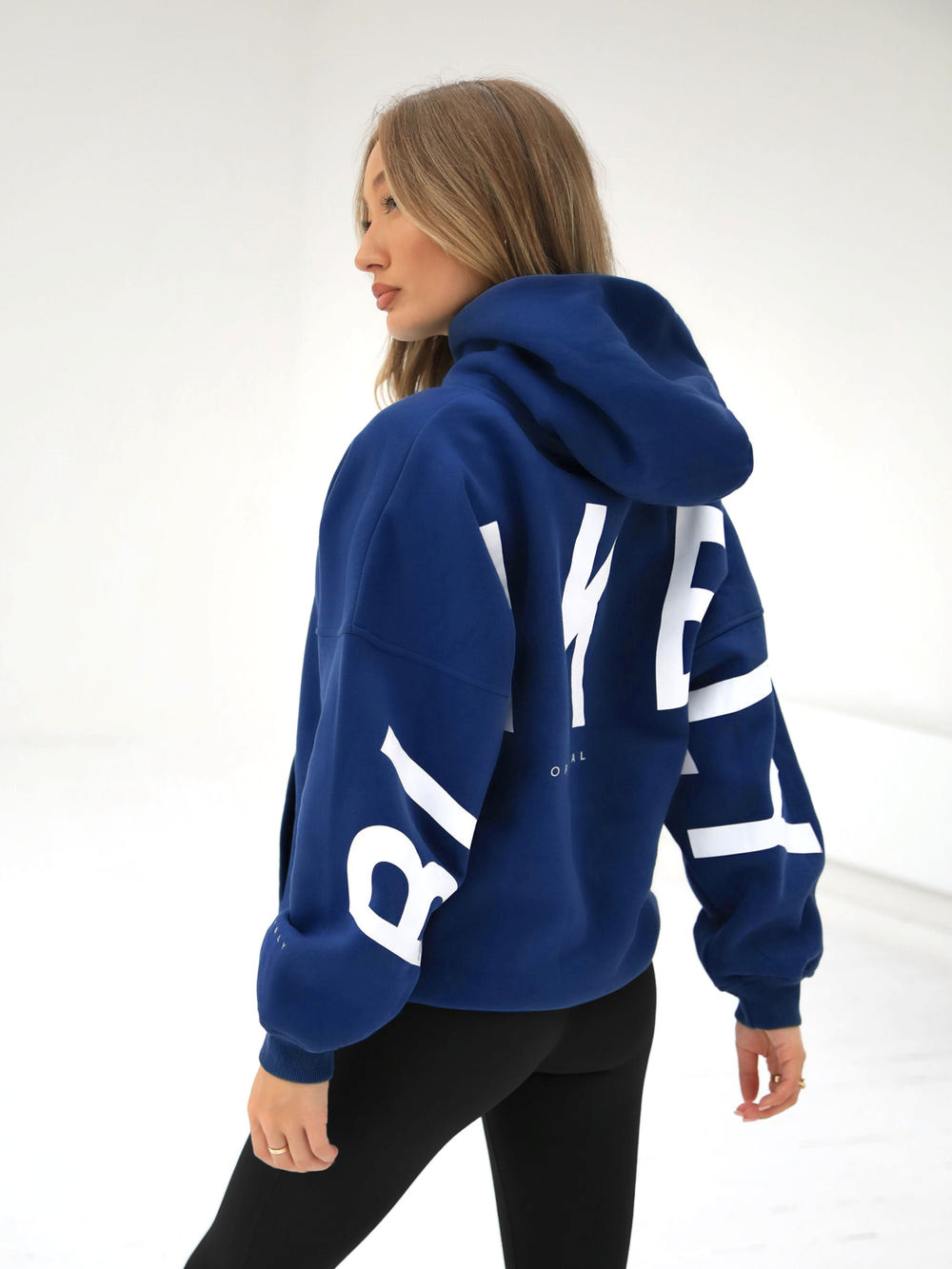 Blakely Isabel Oversized Hoodie Blau | GPLSAVU-15