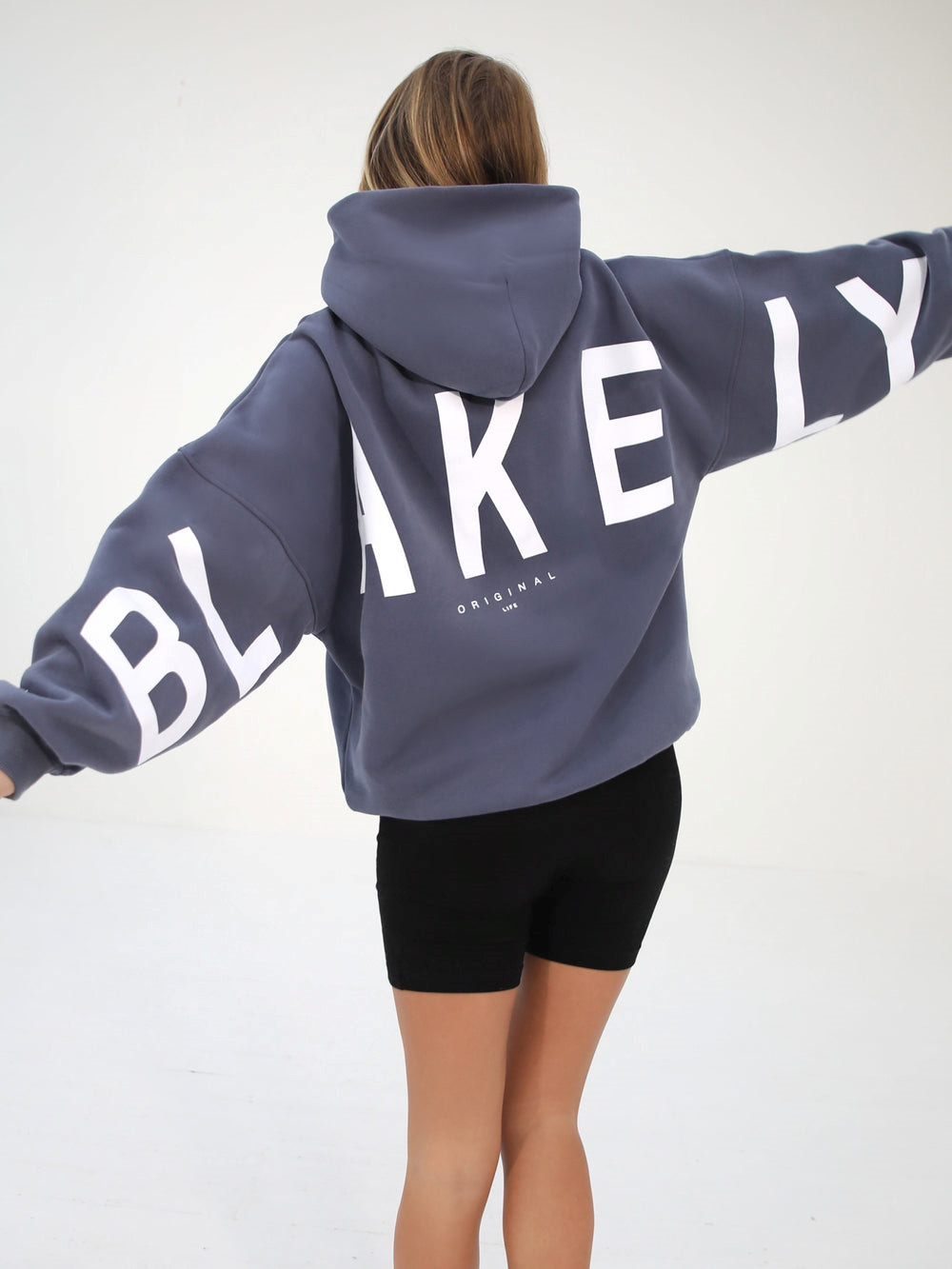Blakely Isabel Oversized Hoodie Blau | TCPXJDN-24