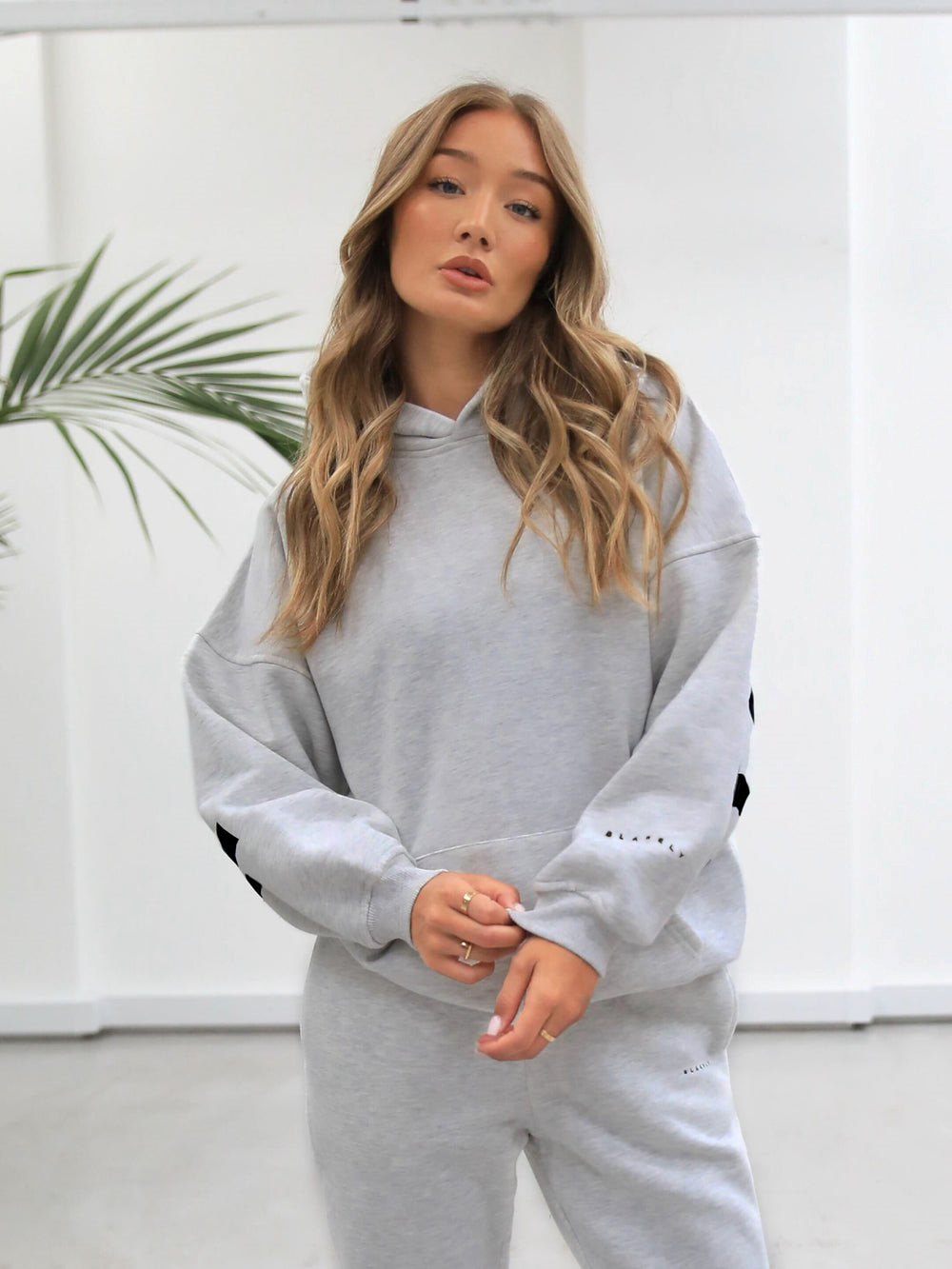 Blakely Isabel Oversized Hoodie Grau | FPEZCWS-18