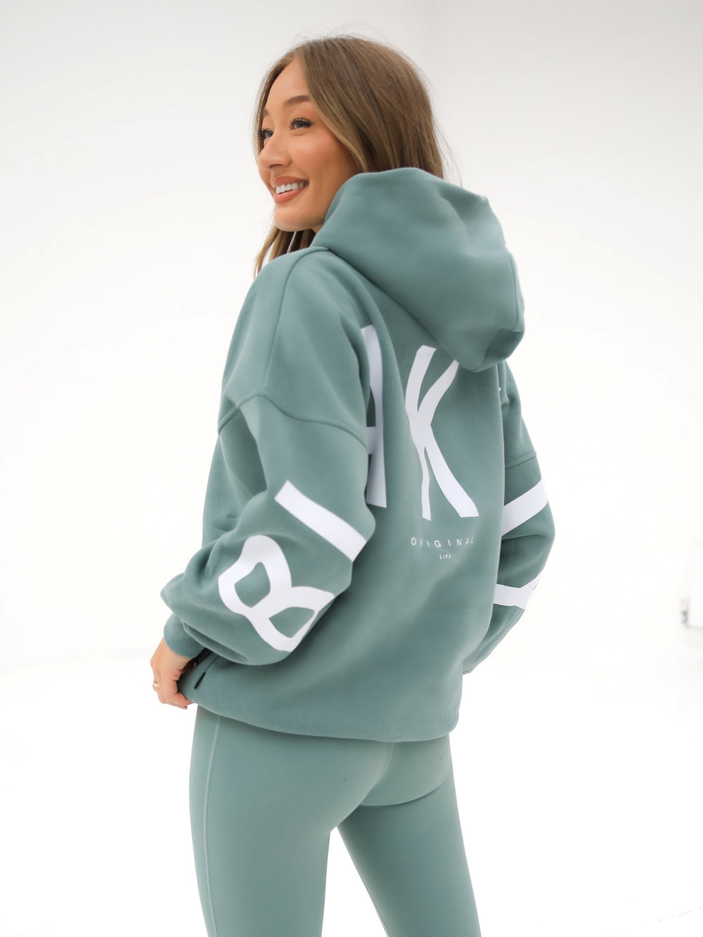 Blakely Isabel Oversized Hoodie Grün | WRKCYEV-15