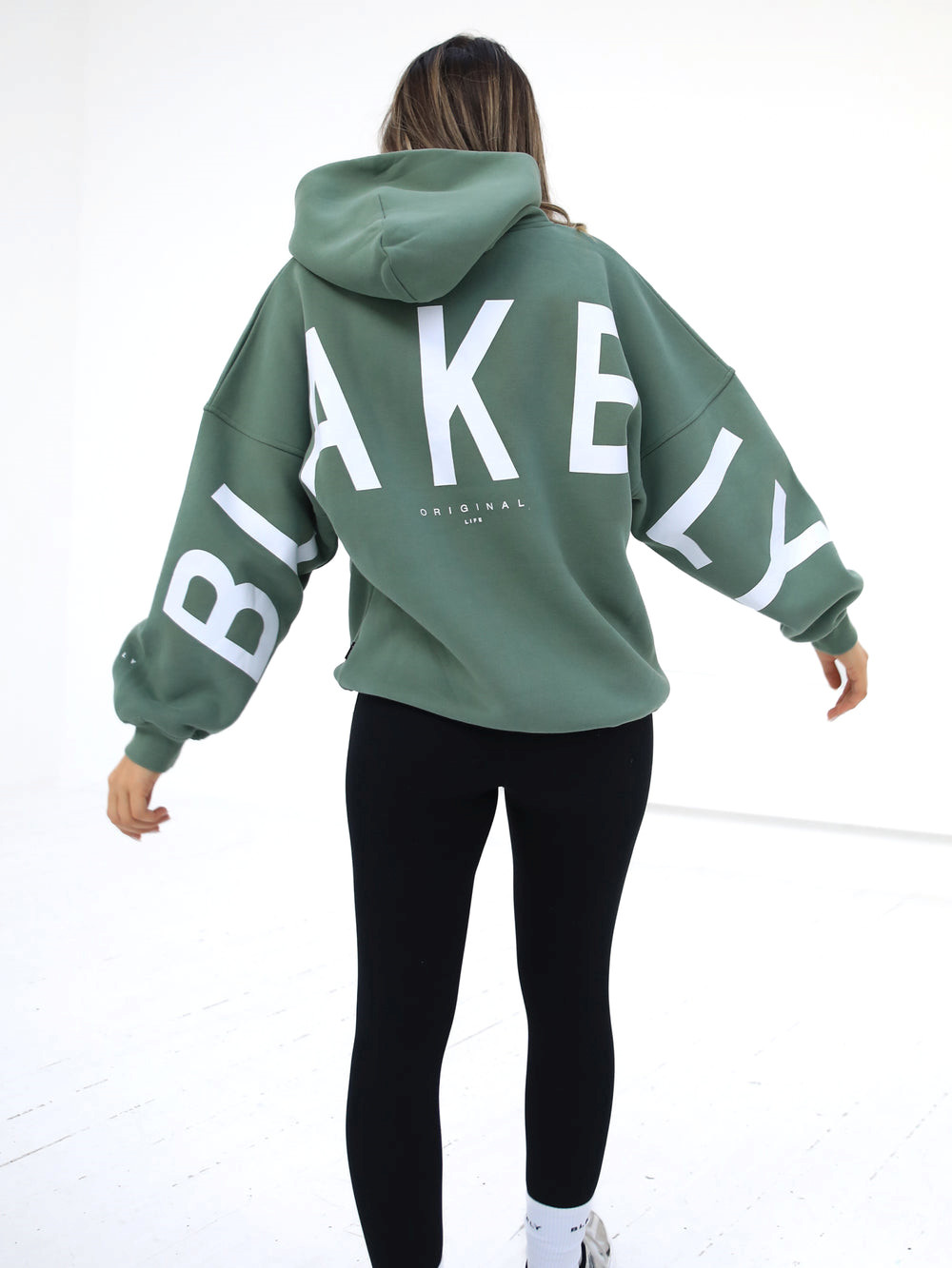 Blakely Isabel Oversized Hoodie Grün | XWOYLMG-08