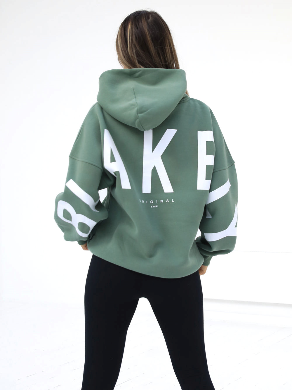 Blakely Isabel Oversized Hoodie Grün | XWOYLMG-08