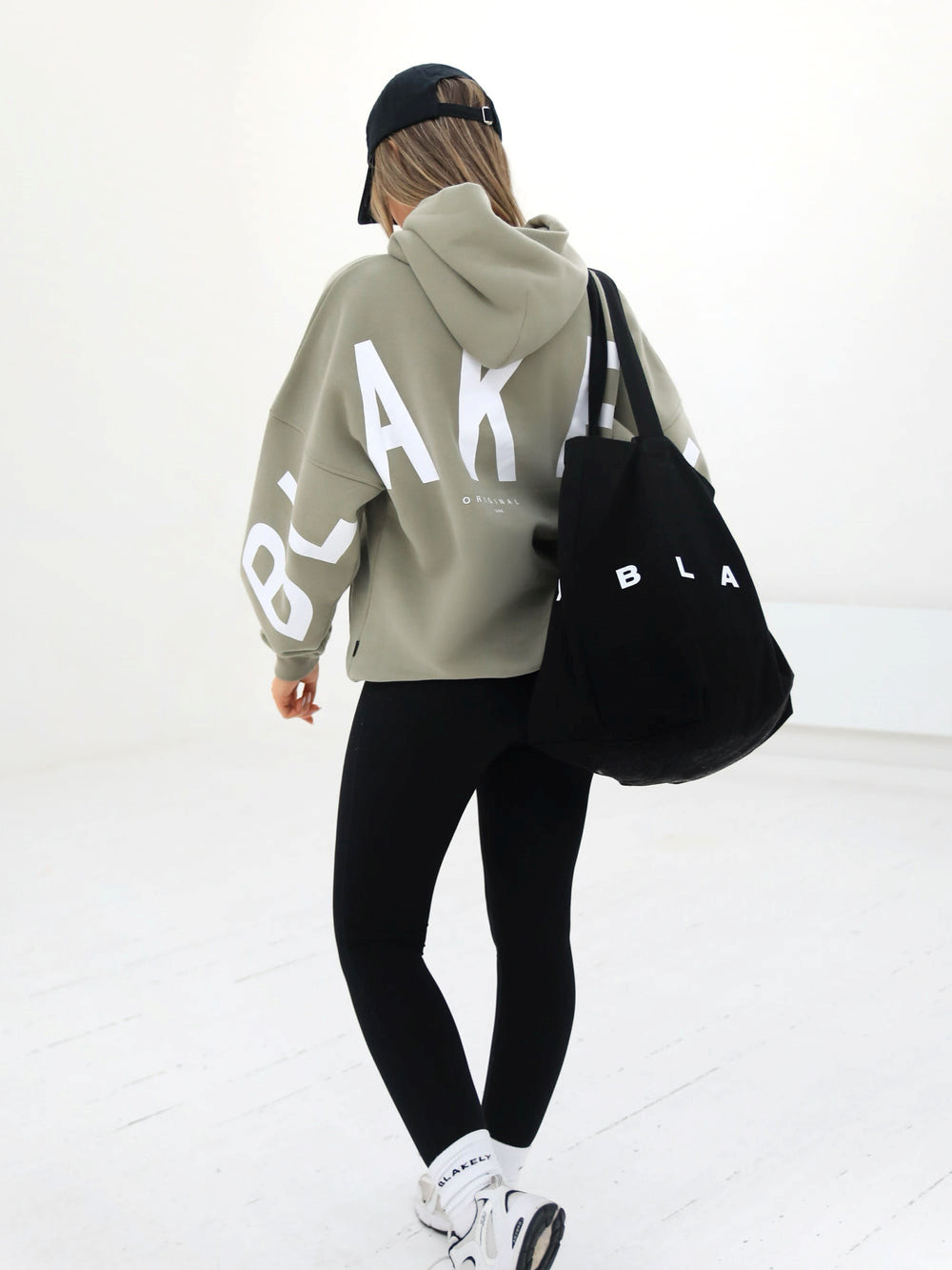 Blakely Isabel Oversized Hoodie Olivgrün | EDLJOQB-09