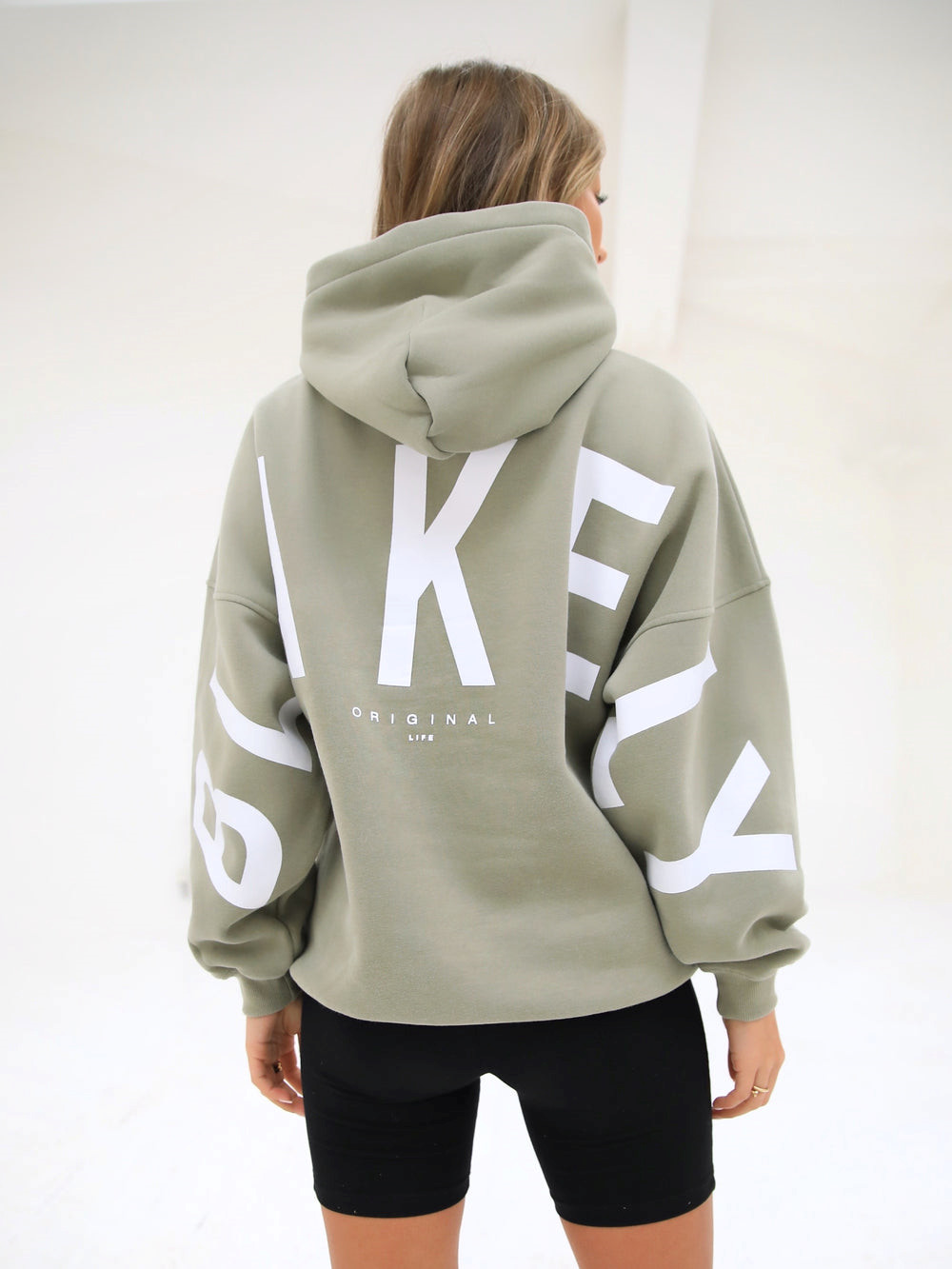 Blakely Isabel Oversized Hoodie Olivgrün | EDLJOQB-09
