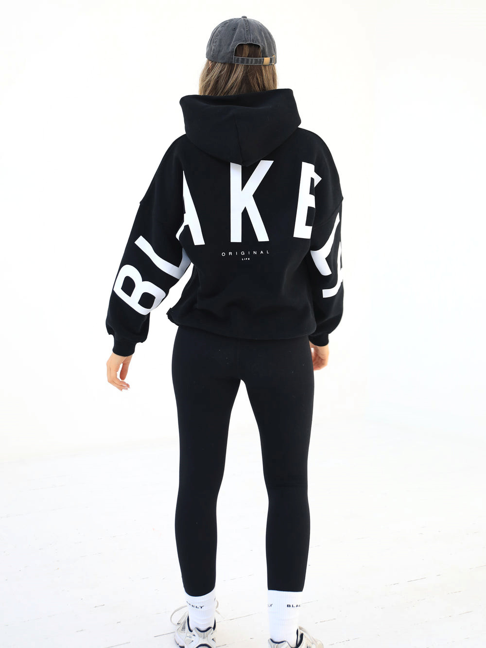 Blakely Isabel Oversized Hoodie Schwarz | KSFMXUP-07