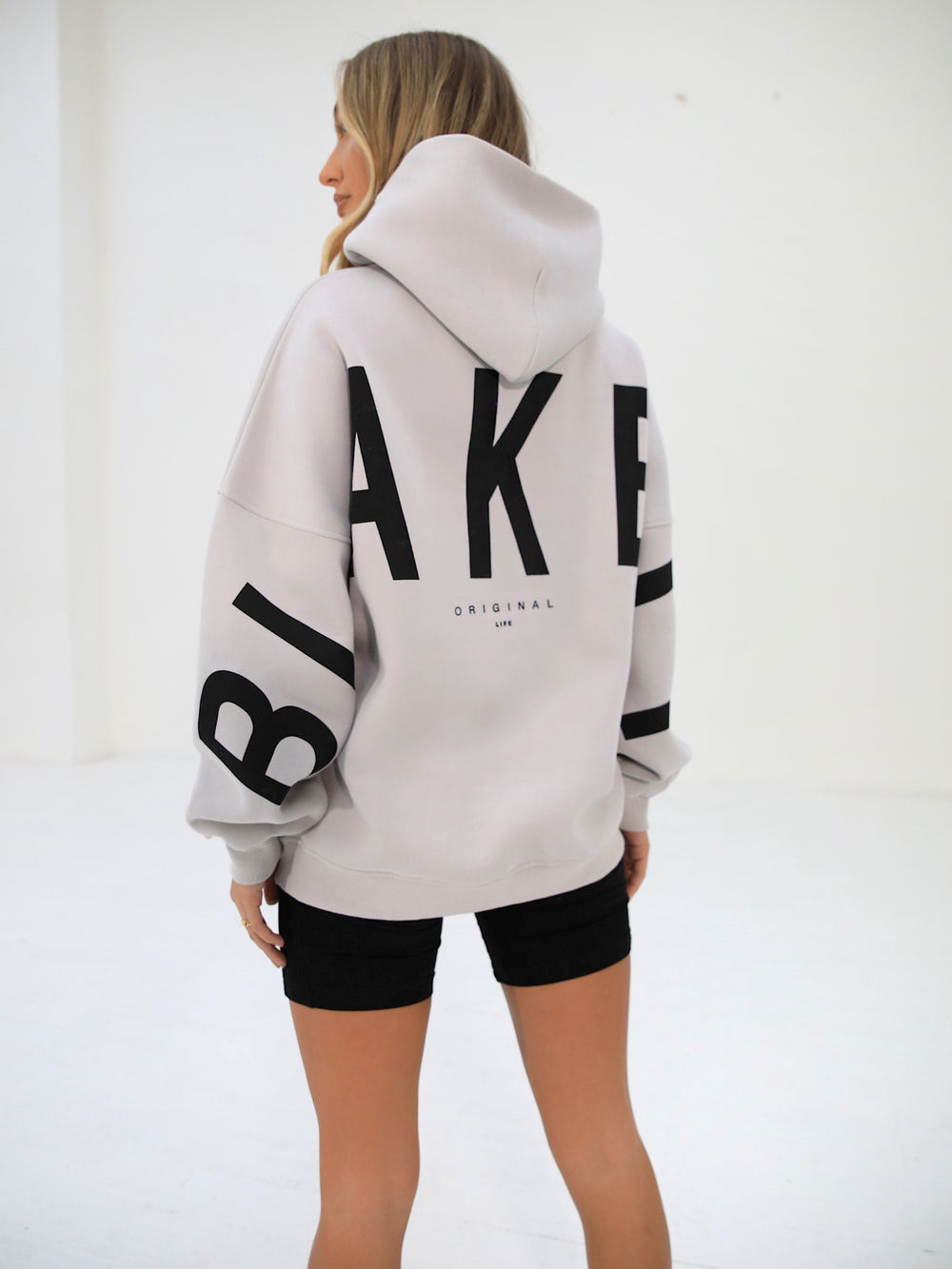 Blakely Isabel Oversized Hoodie Stone | GOEKWBM-12