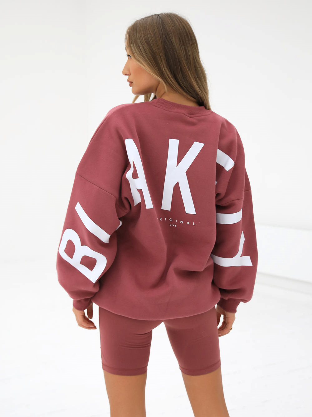 Blakely Isabel Oversized Jumper Berry | LHOUCEQ-82