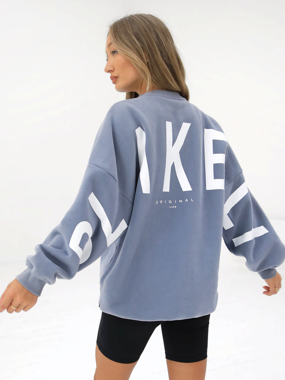 Blakely Isabel Oversized Jumper Blau | QPFNIHV-80