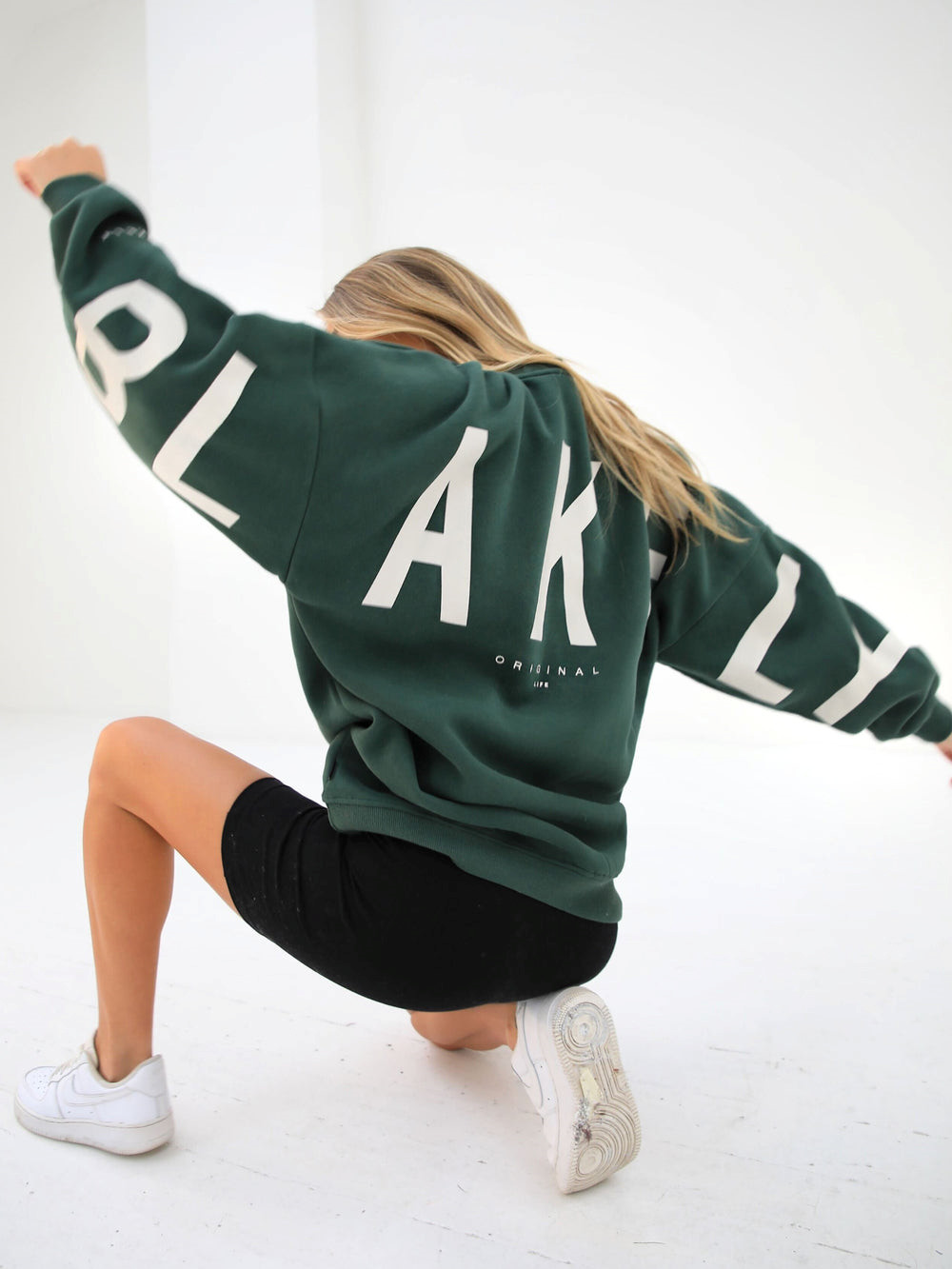 Blakely Isabel Oversized Jumper Dunkelgrün | ADCUEVL-74