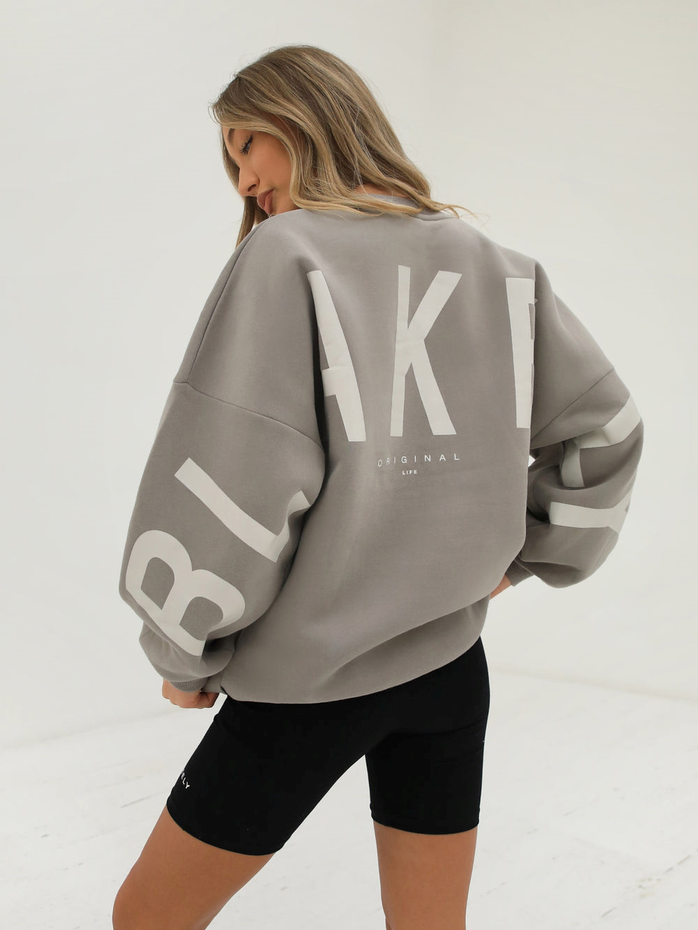 Blakely Isabel Oversized Jumper Grau | XCASUIY-78