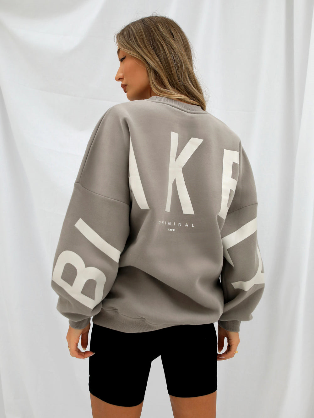 Blakely Isabel Oversized Jumper Grau | XCASUIY-78