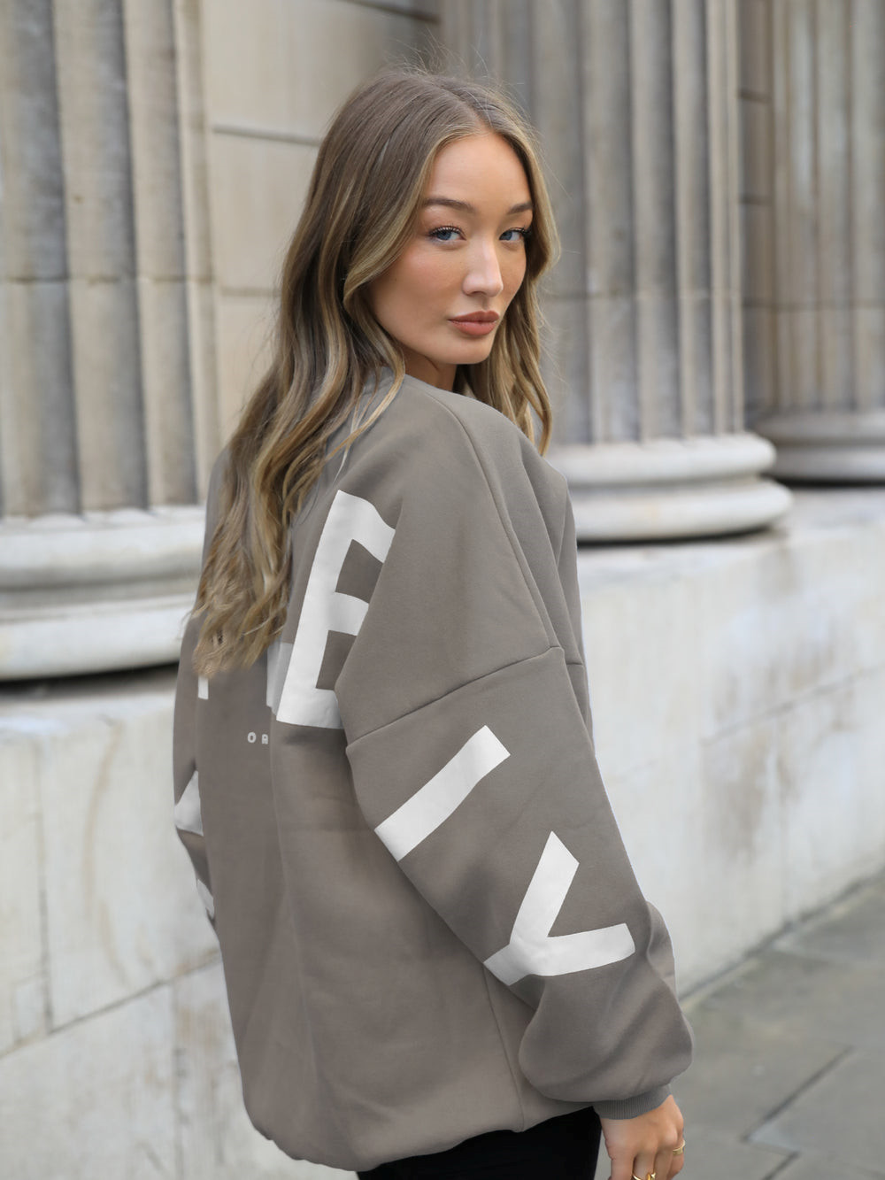 Blakely Isabel Oversized Jumper Grün | CRANEGO-63