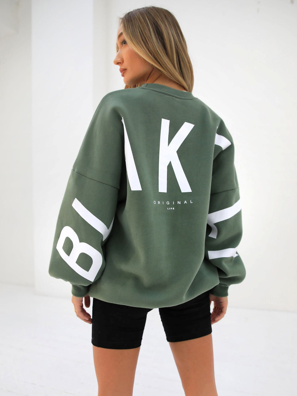 Blakely Isabel Oversized Jumper Grün | RNHLOTP-94