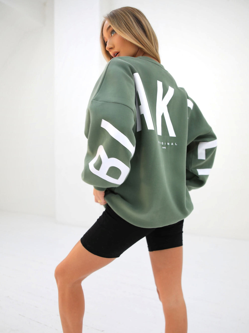 Blakely Isabel Oversized Jumper Grün | RNHLOTP-94