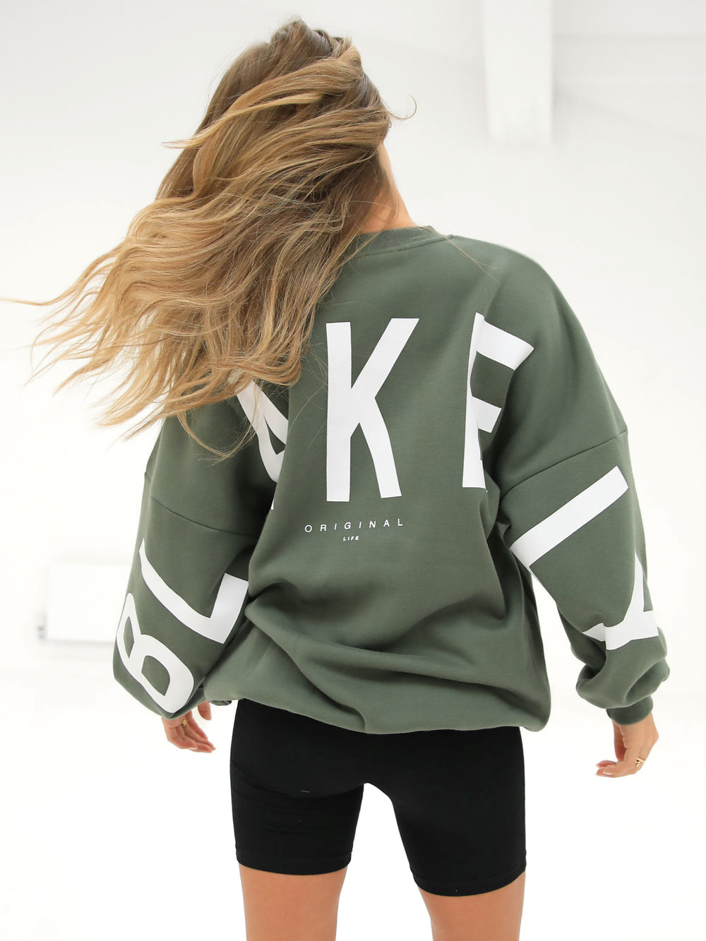 Blakely Isabel Oversized Jumper Khaki Grün | JQEXLMH-12