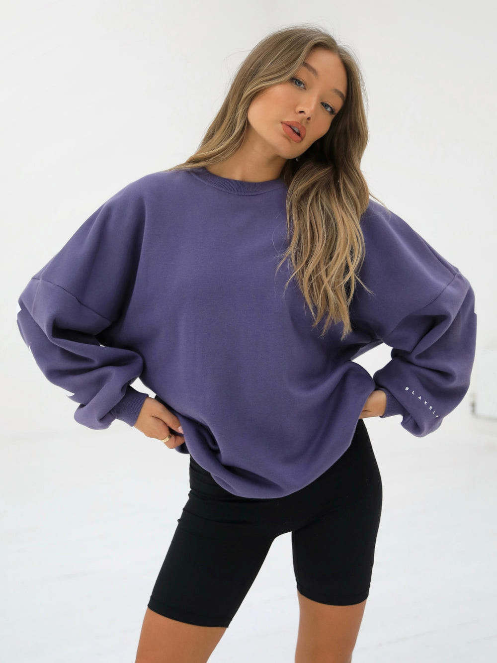 Blakely Isabel Oversized Jumper Lila | MYUIKTV-97