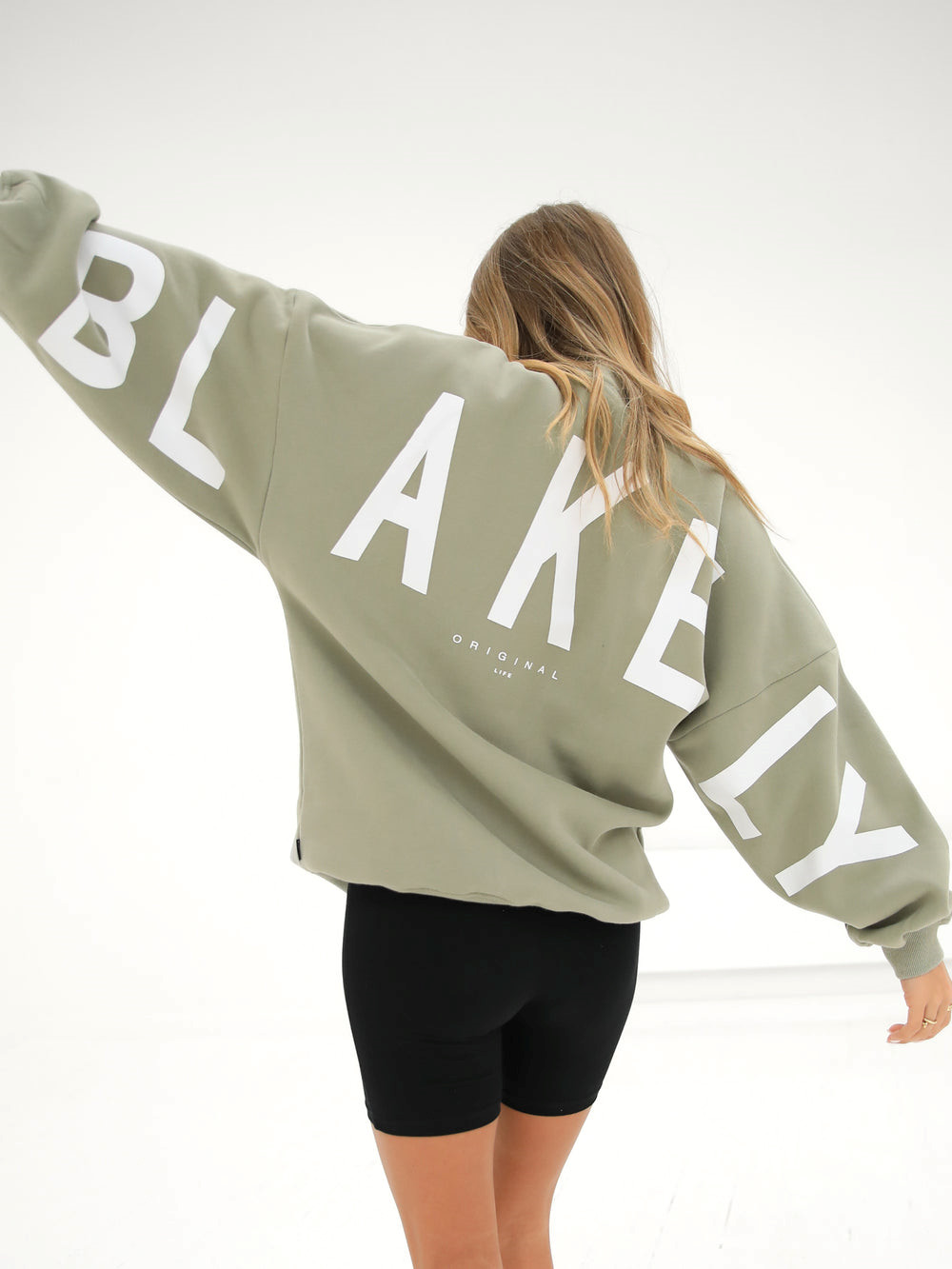 Blakely Isabel Oversized Jumper Olivgrün | GVRZFWI-73