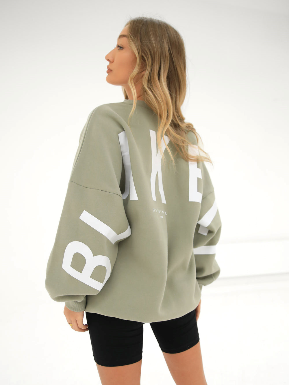 Blakely Isabel Oversized Jumper Olivgrün | GVRZFWI-73