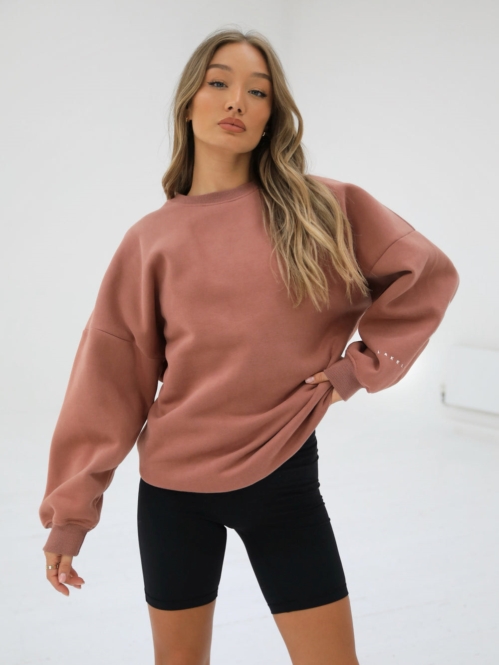 Blakely Isabel Oversized Jumper Orange | BMHPCIL-19