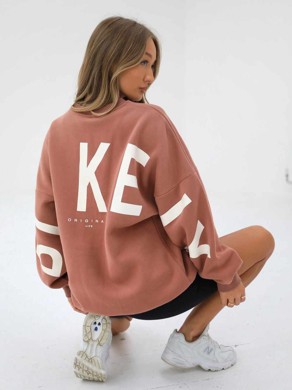 Blakely Isabel Oversized Jumper Orange | BMHPCIL-19
