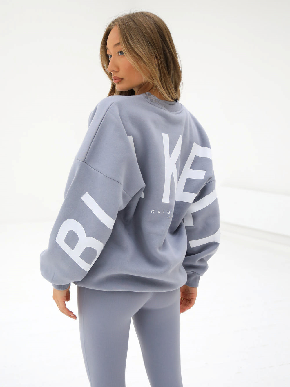 Blakely Isabel Oversized Jumper Pale Lilac | KGTVNEP-32