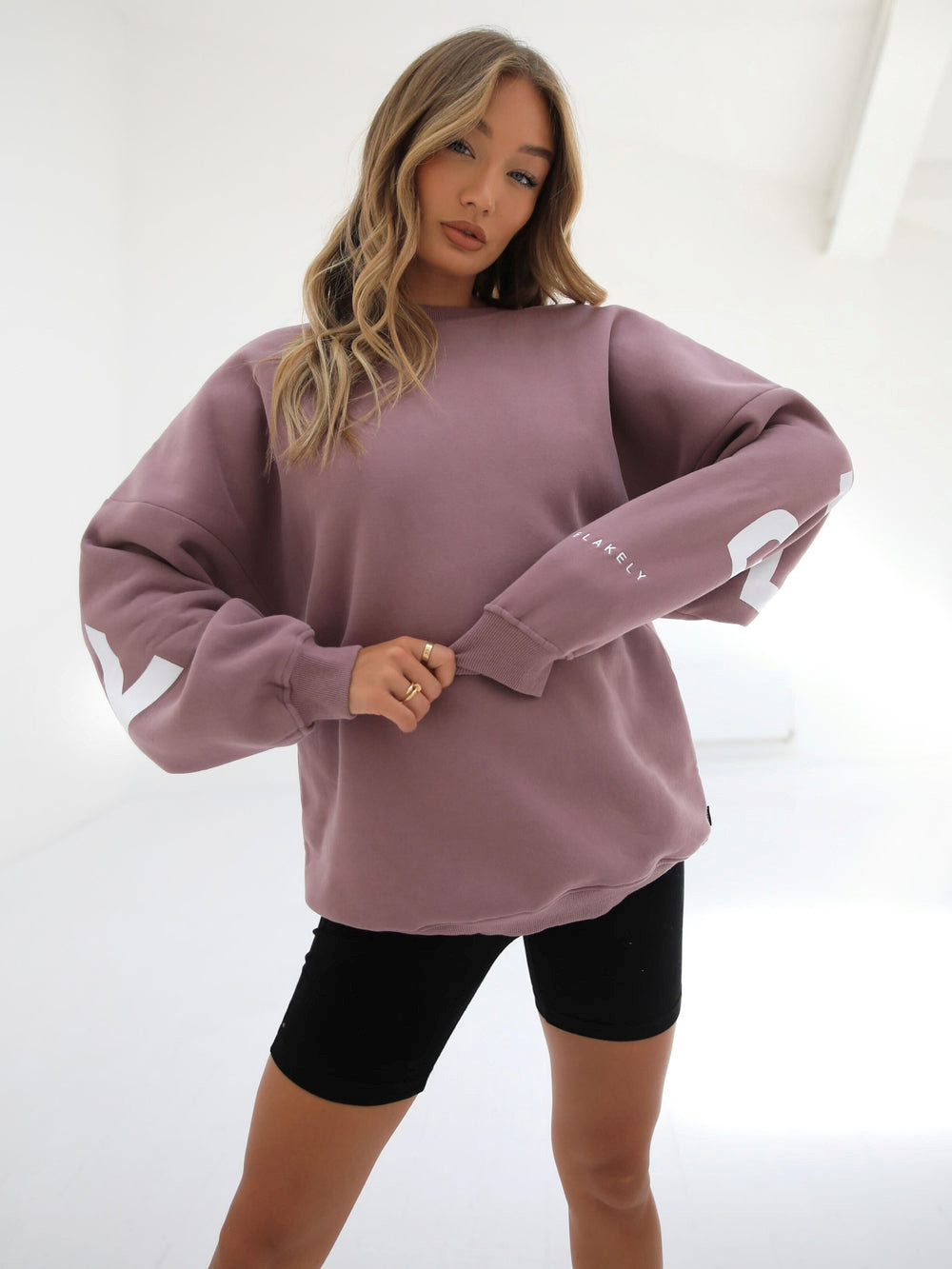 Blakely Isabel Oversized Jumper Rosa | DZYJATE-30