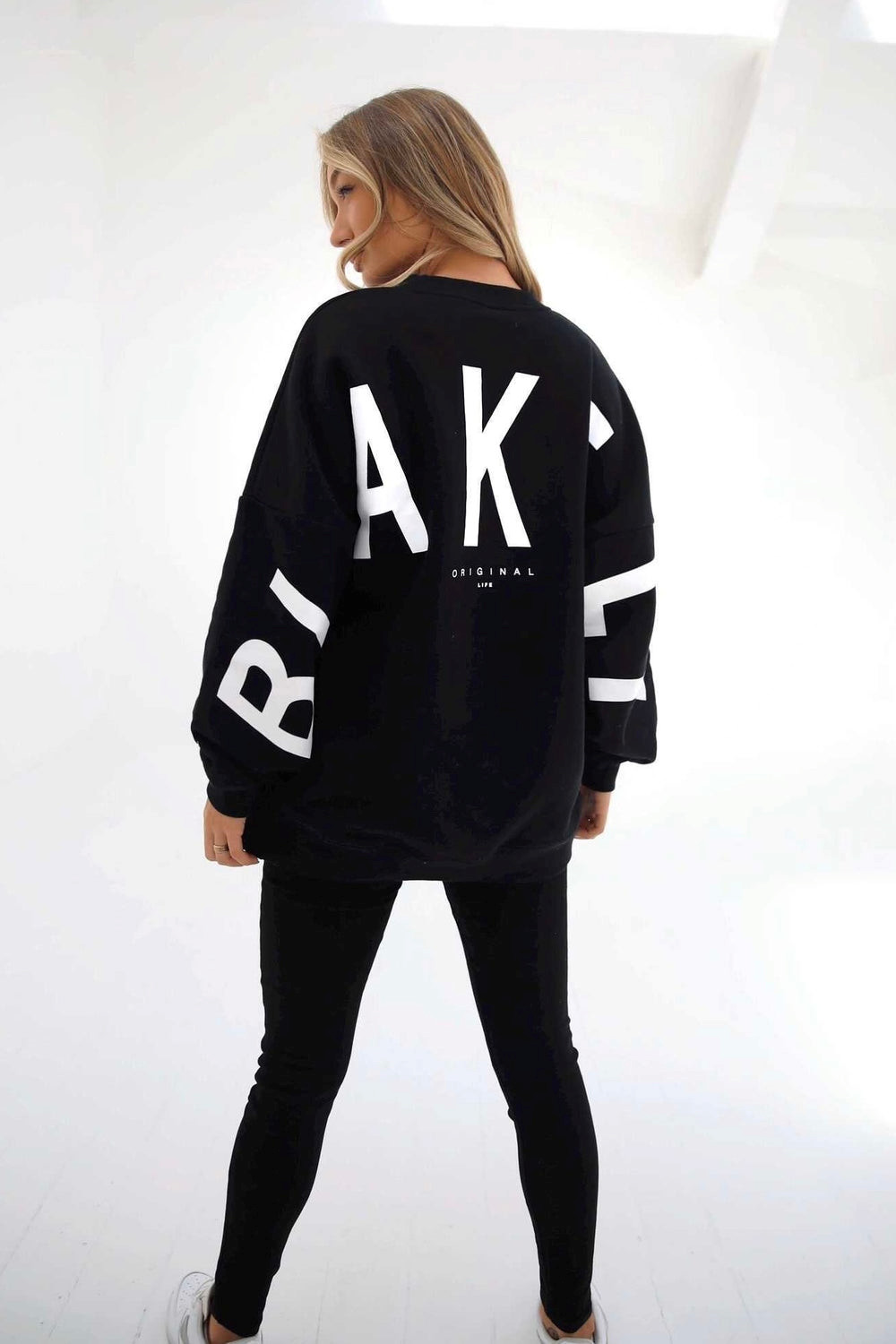 Blakely Isabel Oversized Jumper Schwarz | ENIJPTG-24