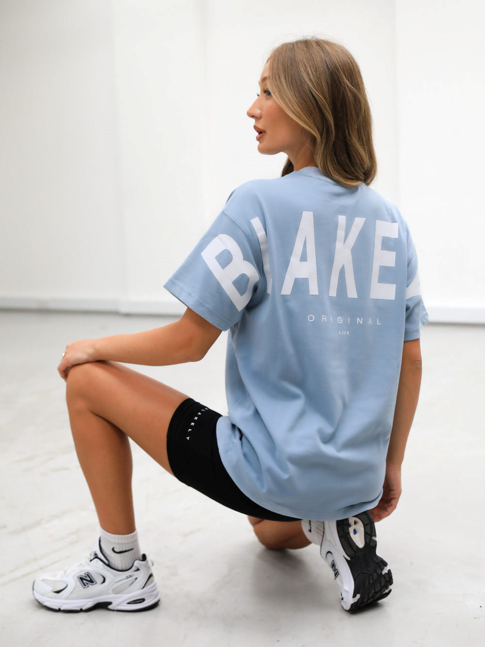 Blakely Isabel Oversized T-Shirt Blau | AZMIJBX-18