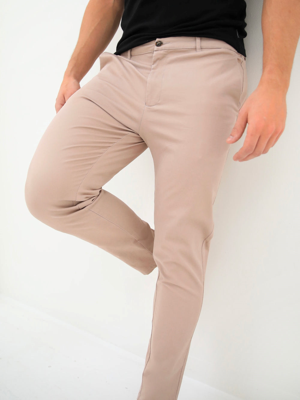 Blakely Kingsley Slim Fit Tailored Chinos Rosa | PJQESUW-75