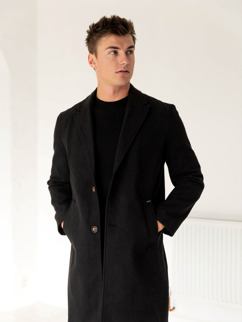 Blakely Knightsbridge Tailored Coat Schwarz | FDMLEVT-96