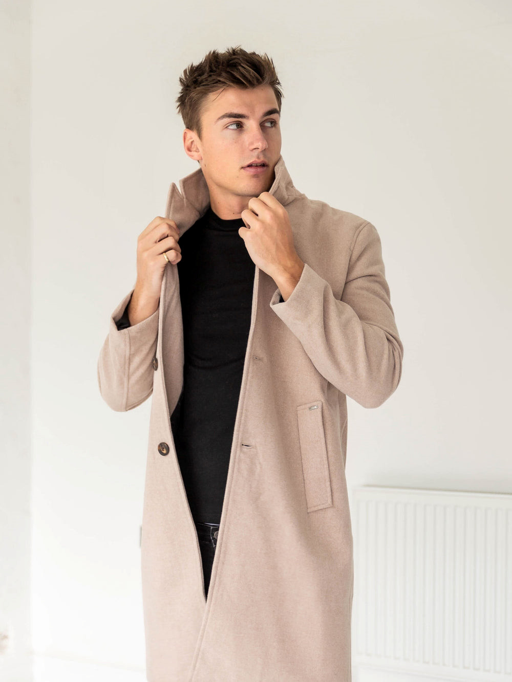 Blakely Knightsbridge Tailored Coat Tan | NIBZHCT-74