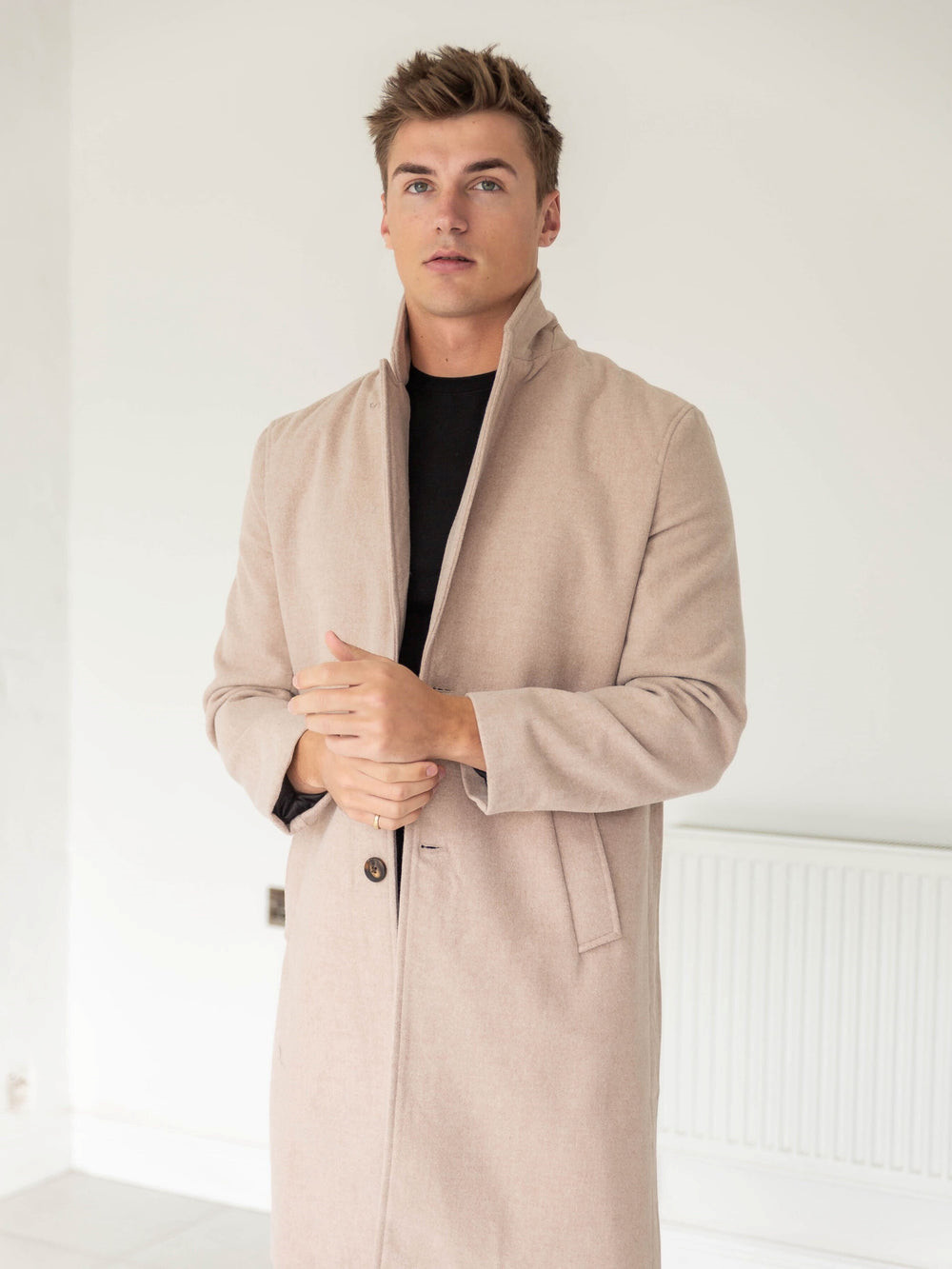Blakely Knightsbridge Tailored Coat Tan | NIBZHCT-74