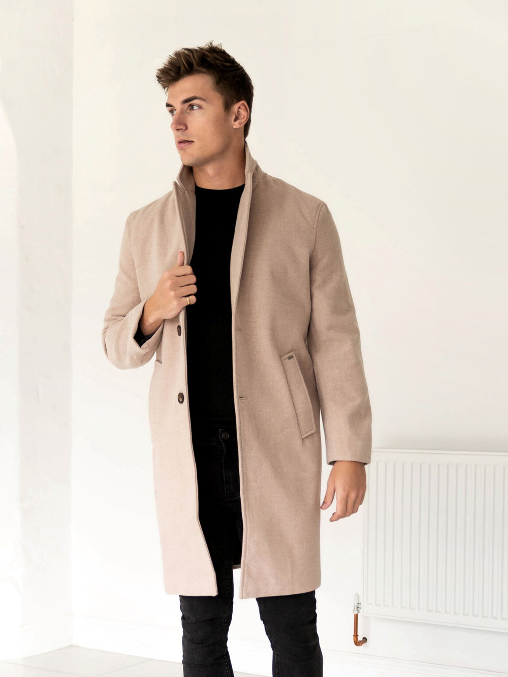Blakely Knightsbridge Tailored Coat Tan | NIBZHCT-74