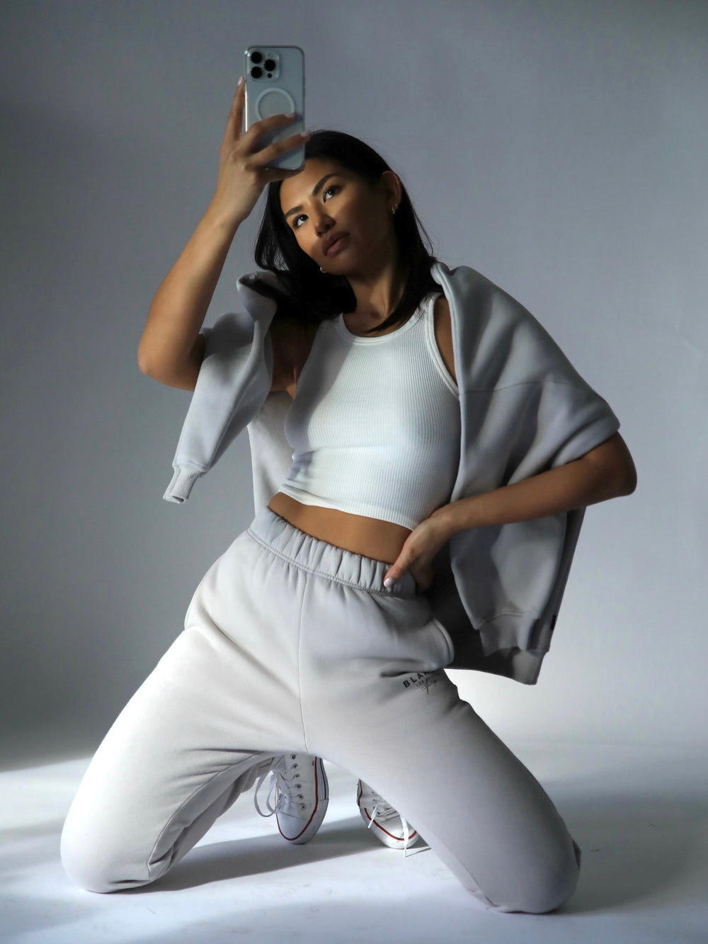 Blakely LAX Isabel Oversized Jumper Stone | ESLYBQA-75