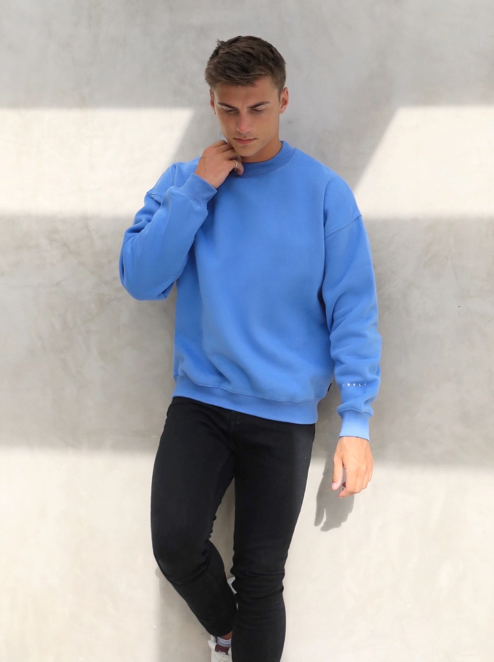 Blakely LAX Relaxed Jumper Blau | VAXRGTK-28