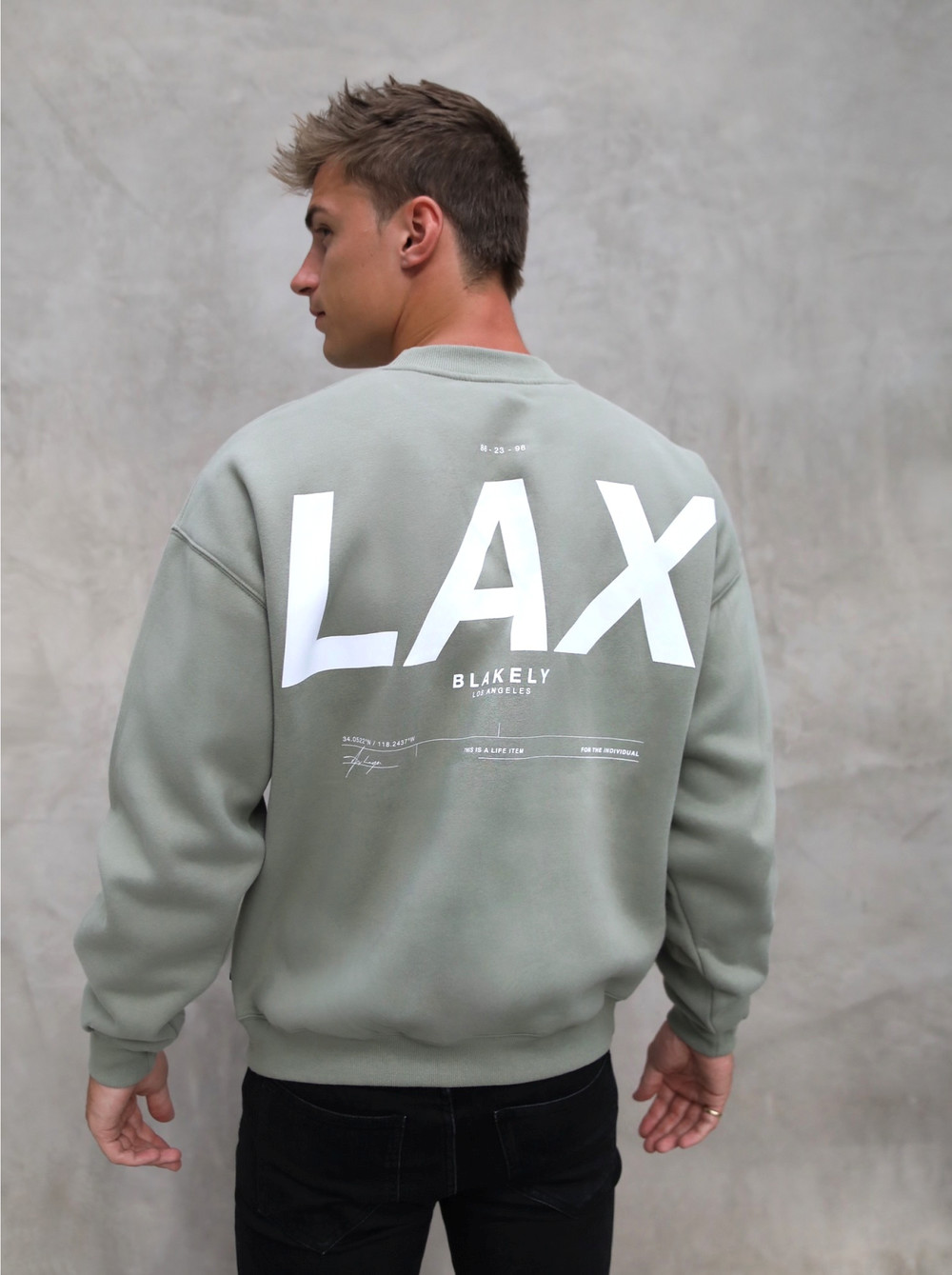Blakely LAX Relaxed Jumper Olivgrün | RFKLEDC-12