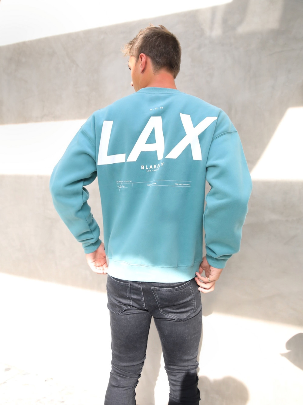 Blakely LAX Relaxed Jumper Türkis | DVPJOWT-63